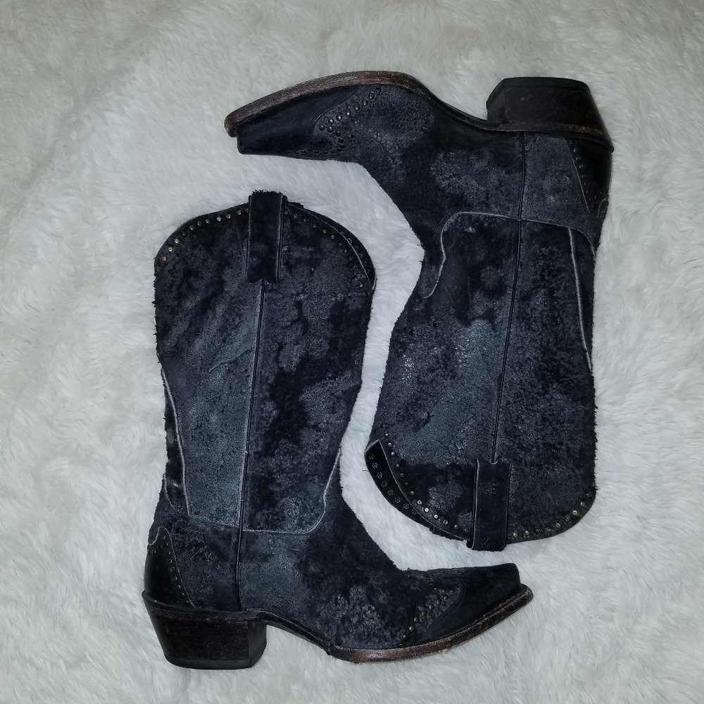 Black Leather Sonora Boot